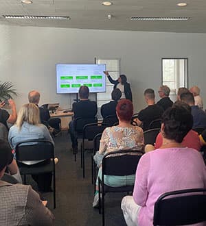 Workshop mit Mitarbeitenden einer Organisation