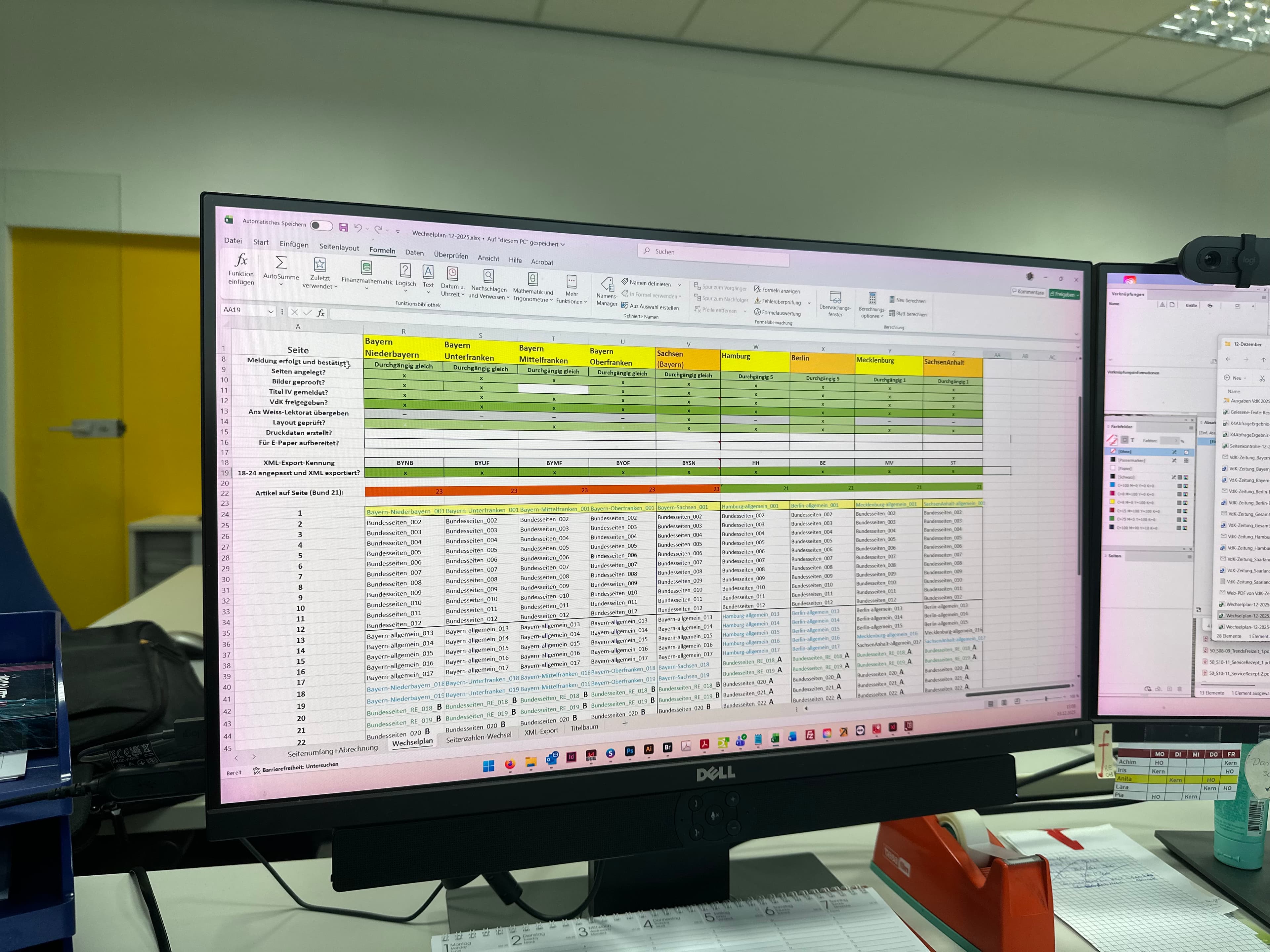 Produktion Mayen Monschau