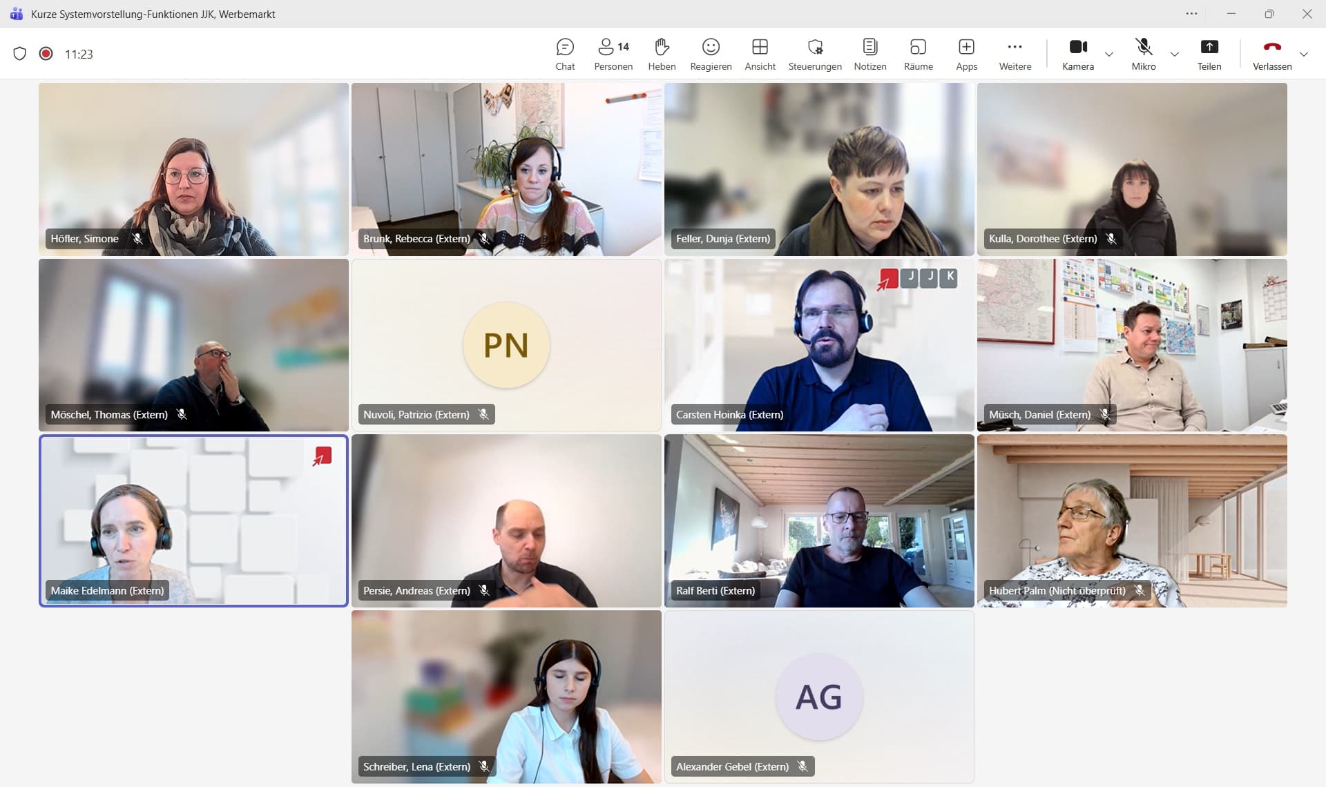 Systemvorstellung Werbemarkt